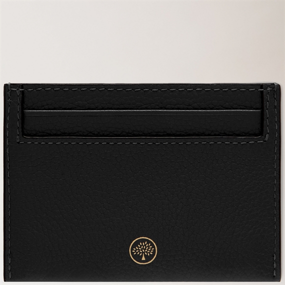 Mulberry Credit Card Slip Black Classic Grain